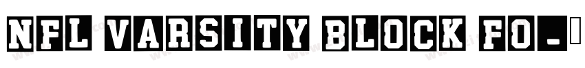 NFL Varsity Block Fo字体转换